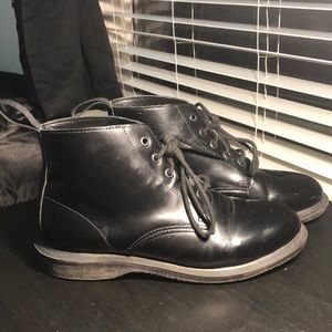 Dr. Marten Emmeline smooth black ankle boots